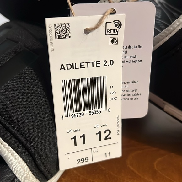 Adidas x Pharrell Williams Adilette 2.0 Sandals Men Sz 10, 11 new - Picture 2 of 6